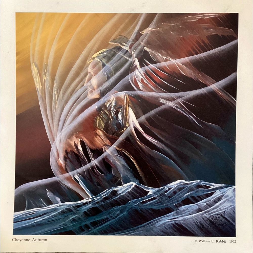 Cheyenne Autumn Print by Bill Rabbit
